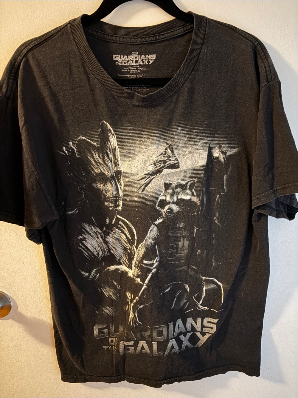 Disney Guardians of the Galaxy Black Graphic Tee